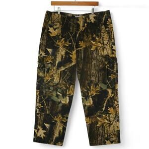 Columbia Sportswear Cargo Pants Mens 36x30 Adjustable Timberwolf Camo Hunting